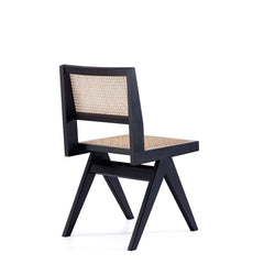 7-Piece Rockaway 70.86 Dining Set in Black with 6 Hamlet Side and Arm Chairs - Ornate Home