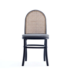 7-Piece Rockaway 70.86 Dining Set in Black with 6 Paragon 1.0 Dining Chairs - Ornate Home