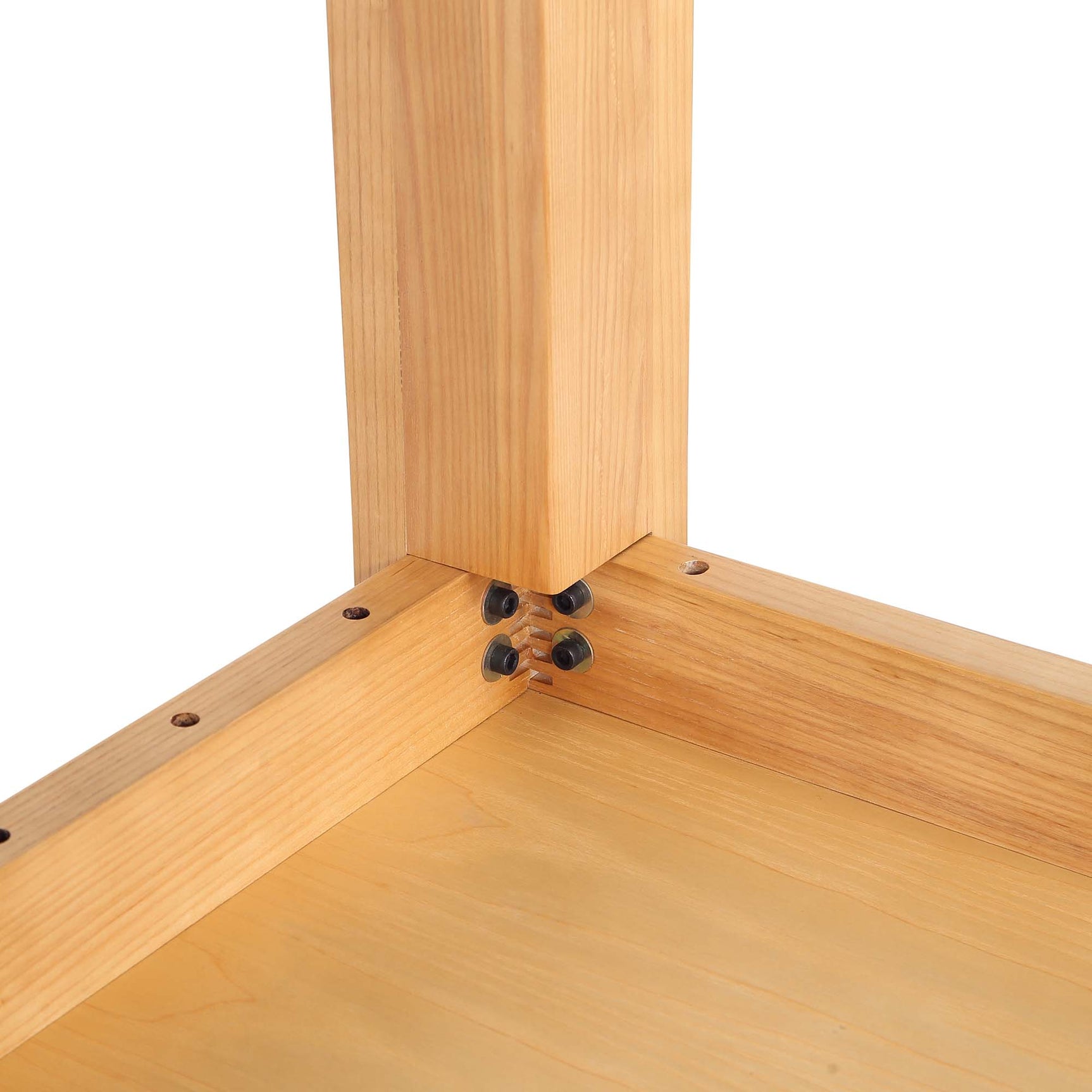 7-Piece Rockaway 70.86 Dining Set with 6 Carrington Chairs in Natural and Light Grey - Ornate Home