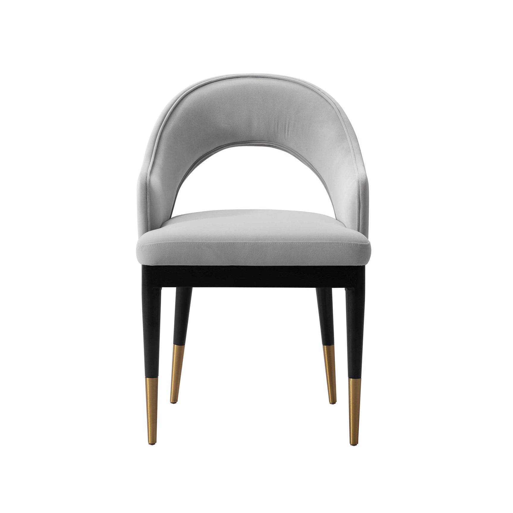 7-PieceRockaway 70.86 Dining Set with 6 Carrington Chairs in Black and Light Grey - Ornate Home