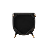 7-PieceRockaway 70.86 Dining Set with 6 Carrington Chairs in Black and Light Grey - Ornate Home