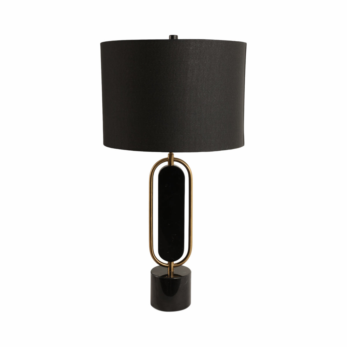 Lamont Gold/Black Metal/marble Table Lamp