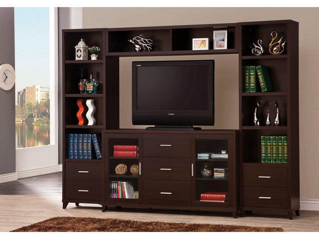 Lenda Cappuccino Entertainment Center Units - Ornate Home