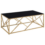 Comisso Gold Coffee Table Set