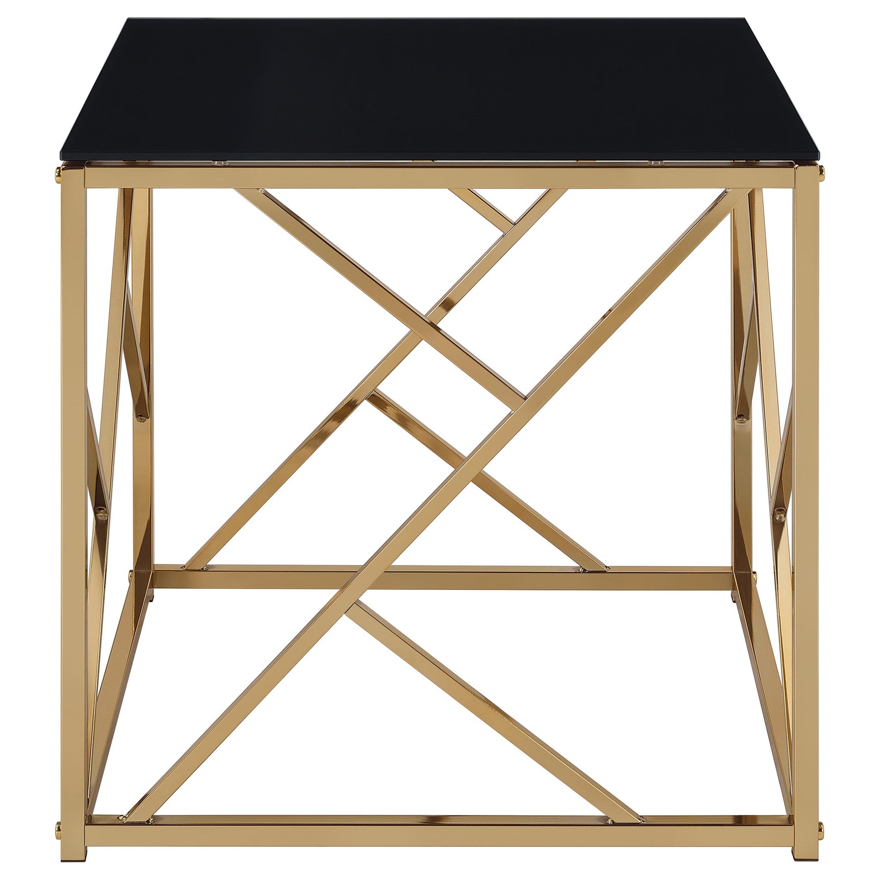 Comisso Gold Coffee Table Set