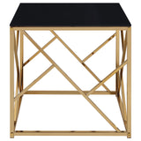 Comisso Gold Coffee Table Set