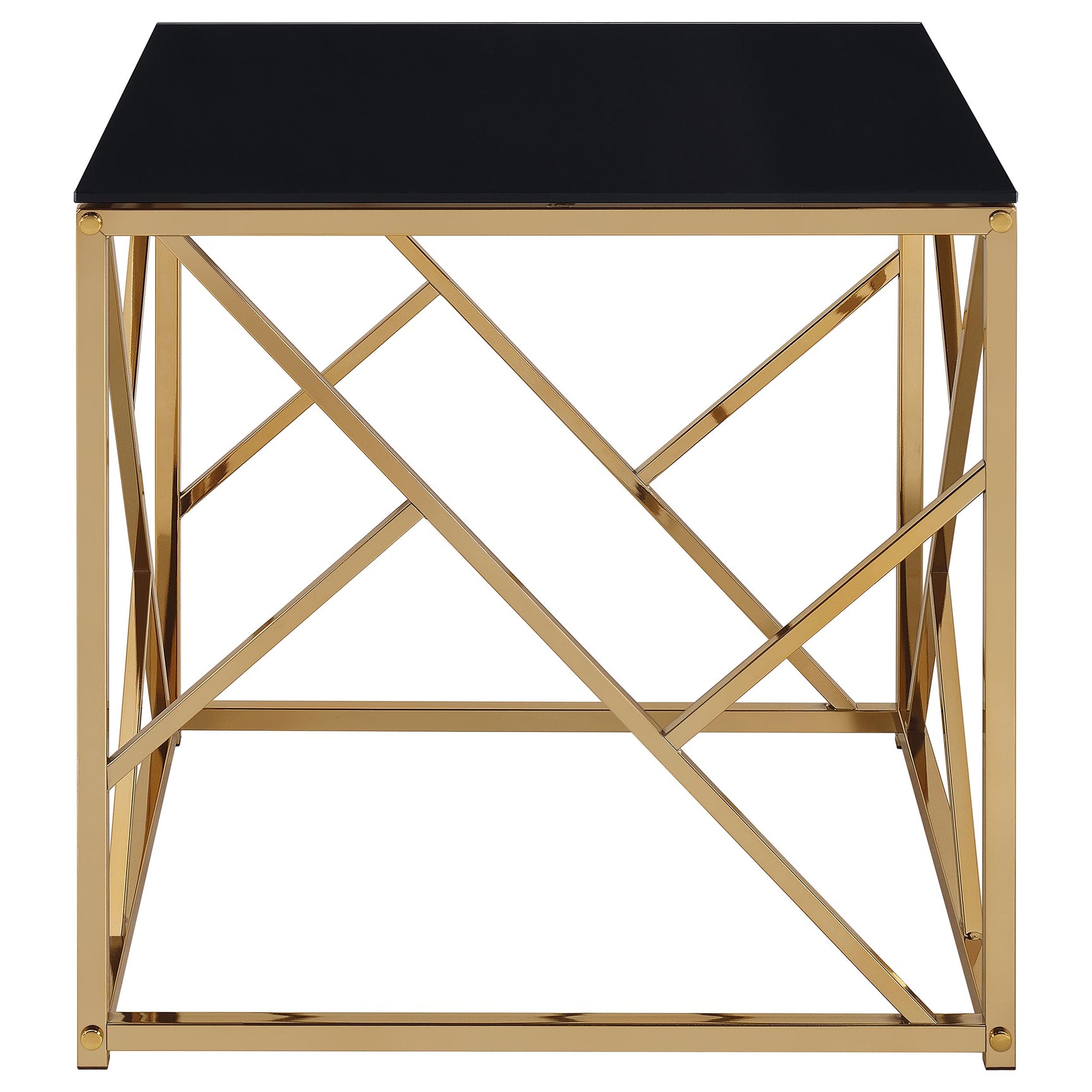 Comisso Gold Coffee Table Set
