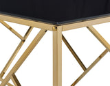 Comisso Gold Coffee Table Set