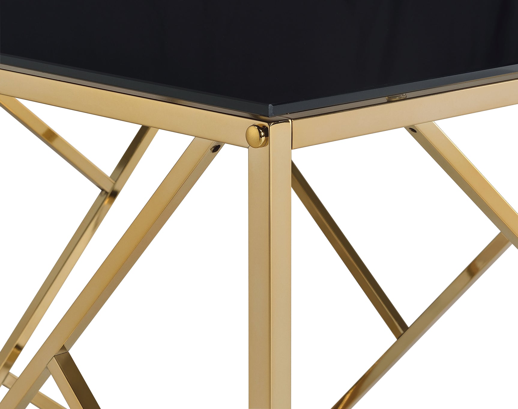 Comisso Gold Coffee Table Set