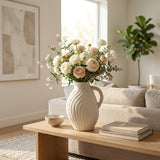 Chathamton Ivory/White Small Vase