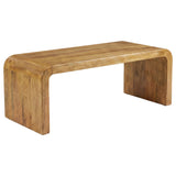Booker Natural 3-Piece Mango Wood Coffee And End Table Set