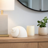 Cleoside White Bonnet Seashell Decor