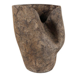Rushbrook Brown Curvy Terracotta Vase