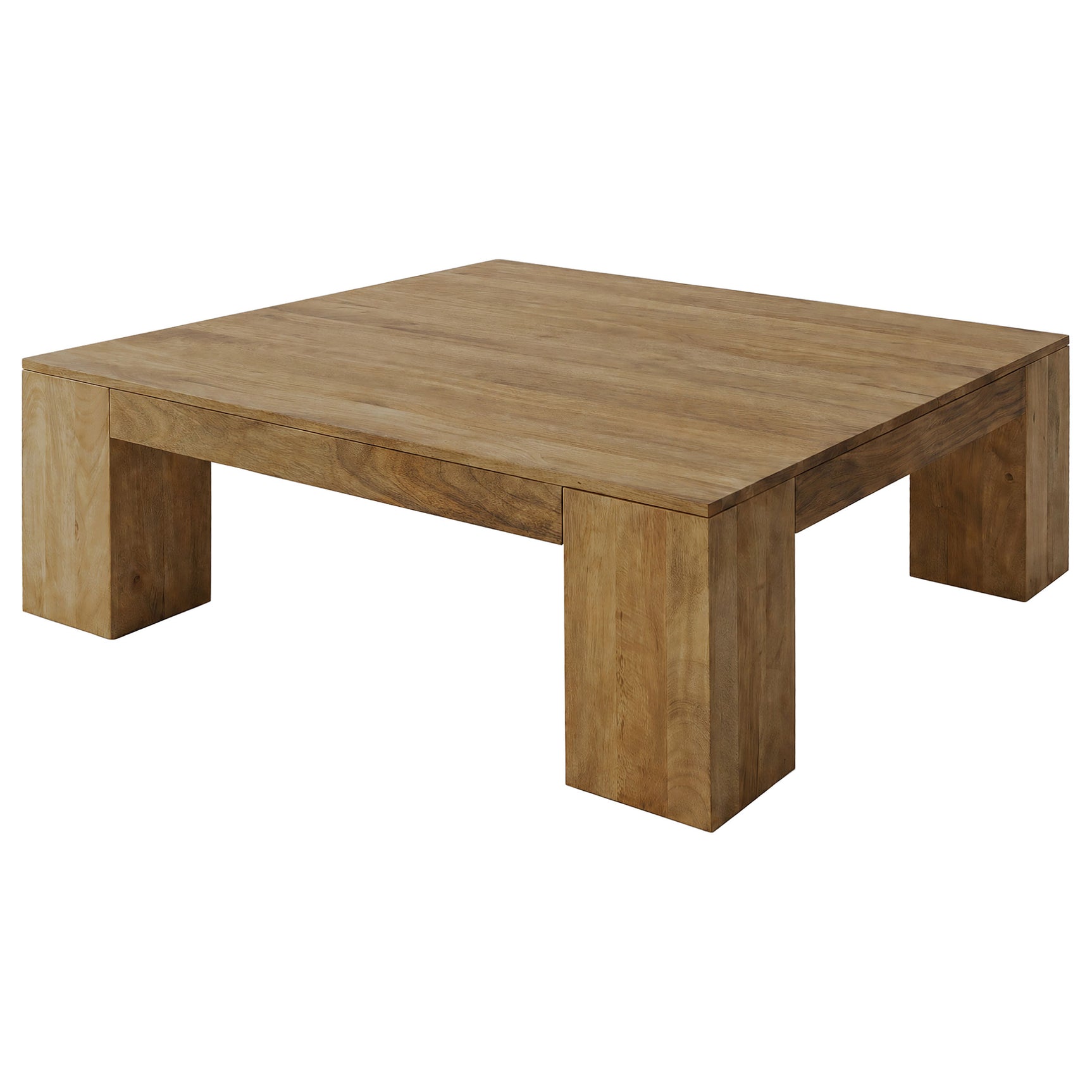 Butte Natural 3-Piece Mango Wood Coffee And End Table Set