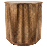 Coffey Light Brown 3-Piece Round Coffee And End Table Set