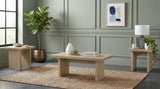 Decker Natural Oak 3-Piece Coffee and End Table Set