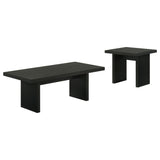 Decker Black 2-Piece Coffee and End Table Set