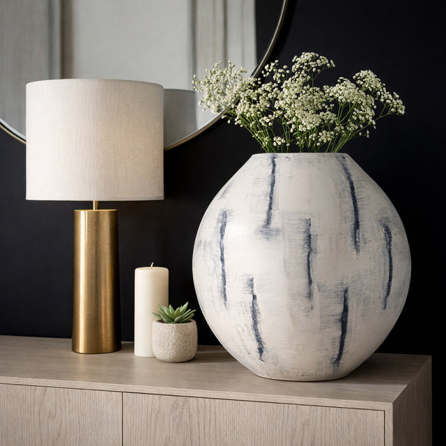 Gortonham White Vase