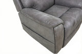Serenity Slate Grey Ultra Infinite Position Lift Chair with Power Headrest, Heat, Massage & Wireless Charging