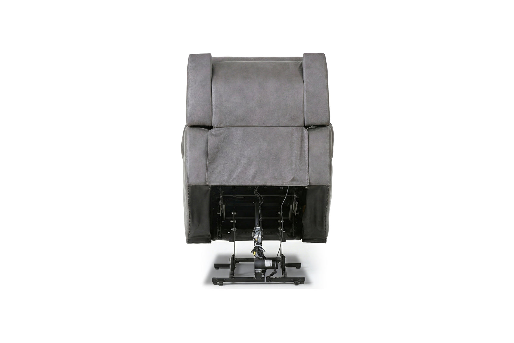 Serenity Slate Grey Ultra Infinite Position Lift Chair with Power Headrest, Heat, Massage & Wireless Charging