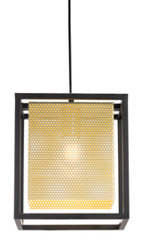 Yves Gold & Black Ceiling Lamp