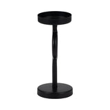 Dolley Black Metal Ring Candle Holder