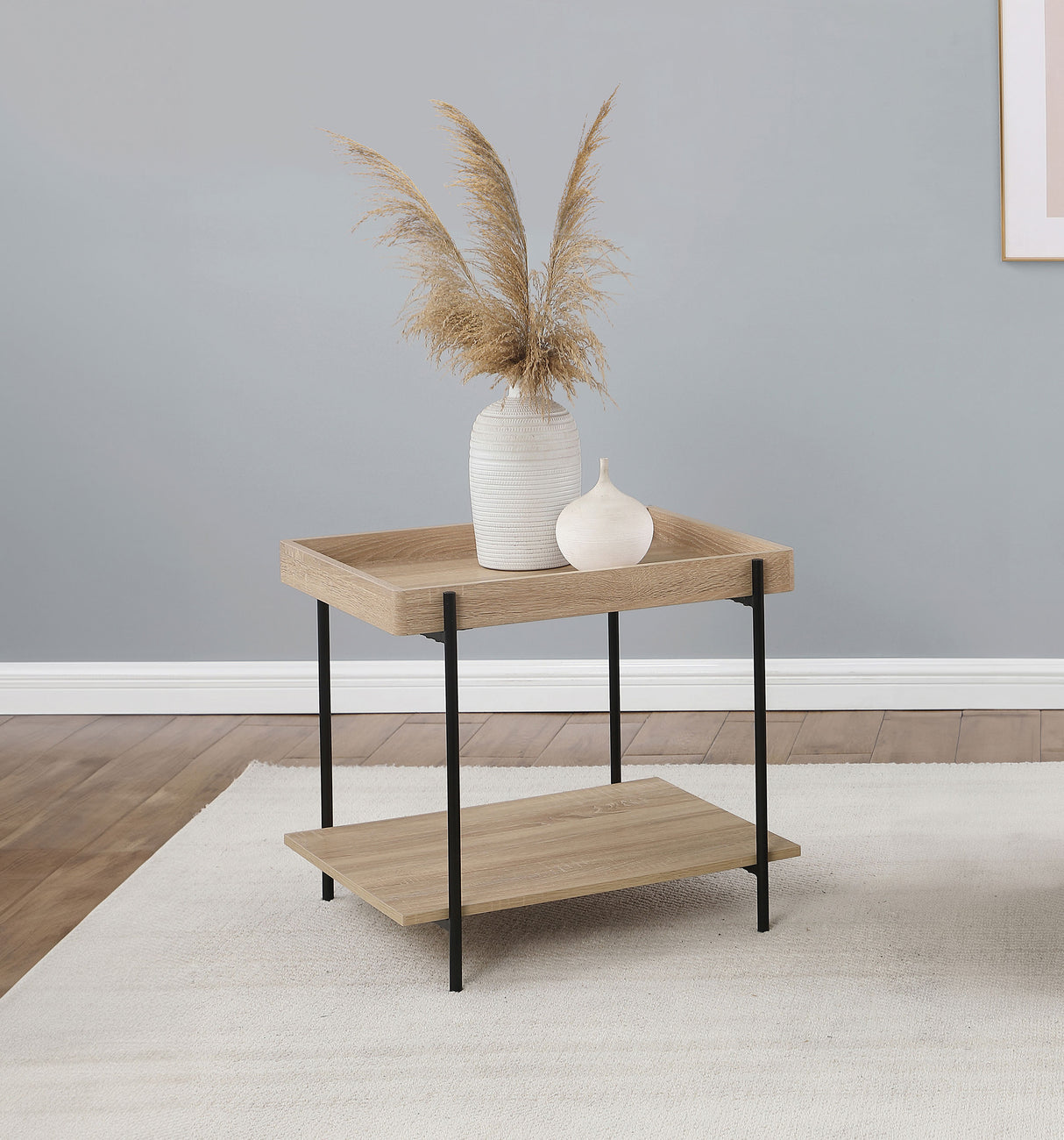 Fallon Natural End Table - Ornate Home