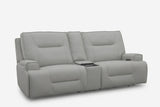 Atlas Fog 2-Piece Power Reclining Sofa Set