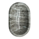 Alsace Beige Oval Marble Bowl with Feet