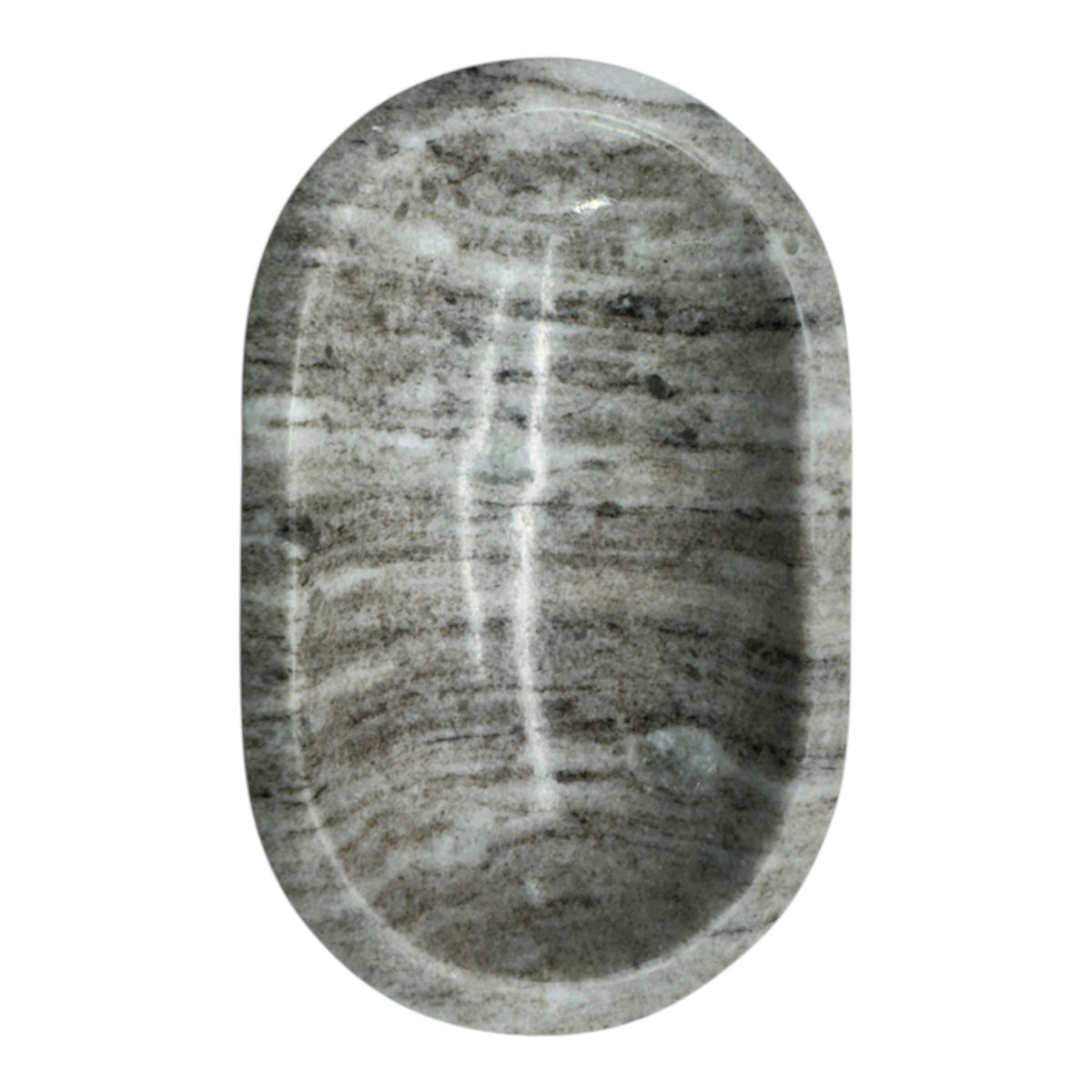 Alsace Beige Oval Marble Bowl with Feet