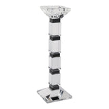 Daleybrook Clear/Black Large Candle Holder