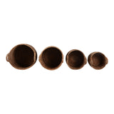 Joshua Tree Natural Round Banana Leaf Baskets (Set of 4)