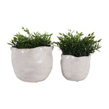 Draperstone Ivory Planters (Set of 2)