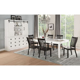 Renske Antique White Dining Table