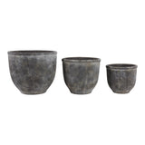 Hayfordway Brown Planters (Set of 3)