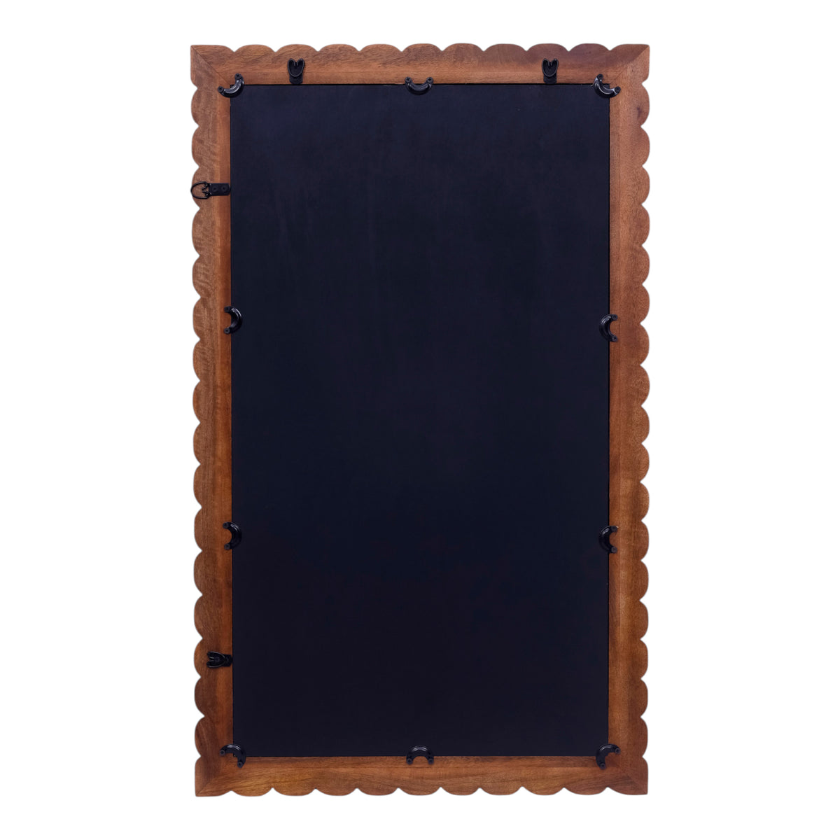 Anza Walnut Bubble Bead Wood Mirror