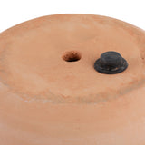 Paxton Natural/Red Terracotta Ribbed Pots (Set of 3)