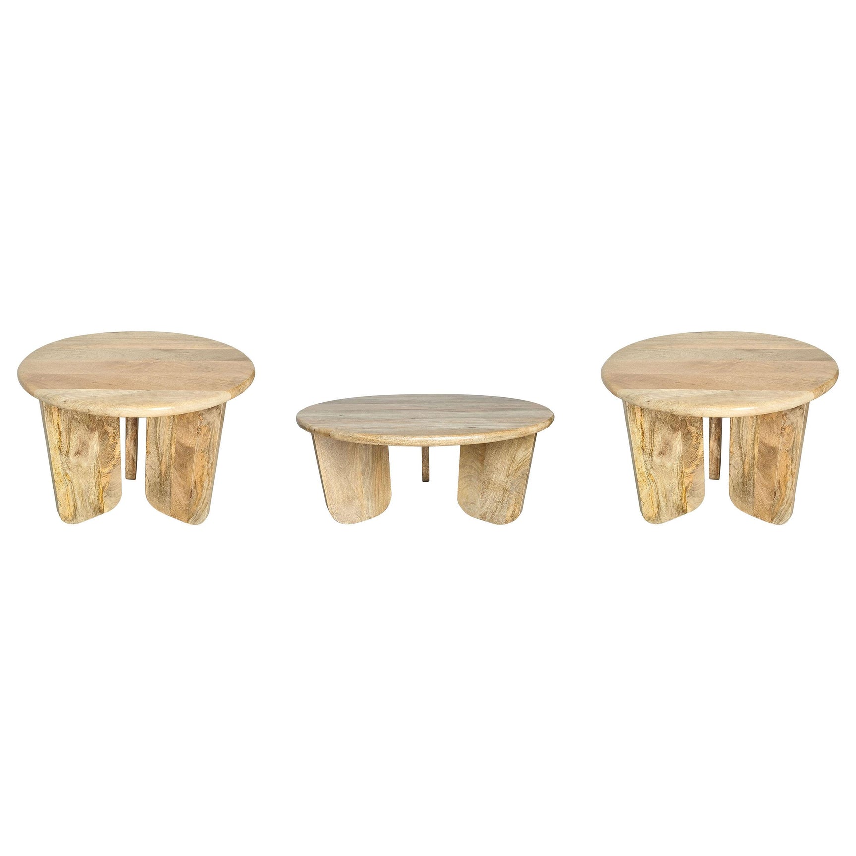 Dale Natural Mango Coffee Table Set