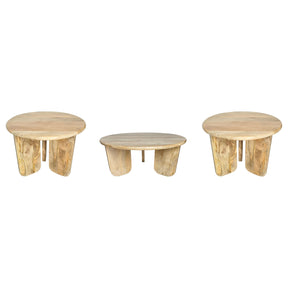 Dale Natural Mango Coffee Table Set