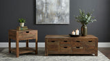 Esther Natural 2-Piece Solid Sheesham Coffee And End Table Set