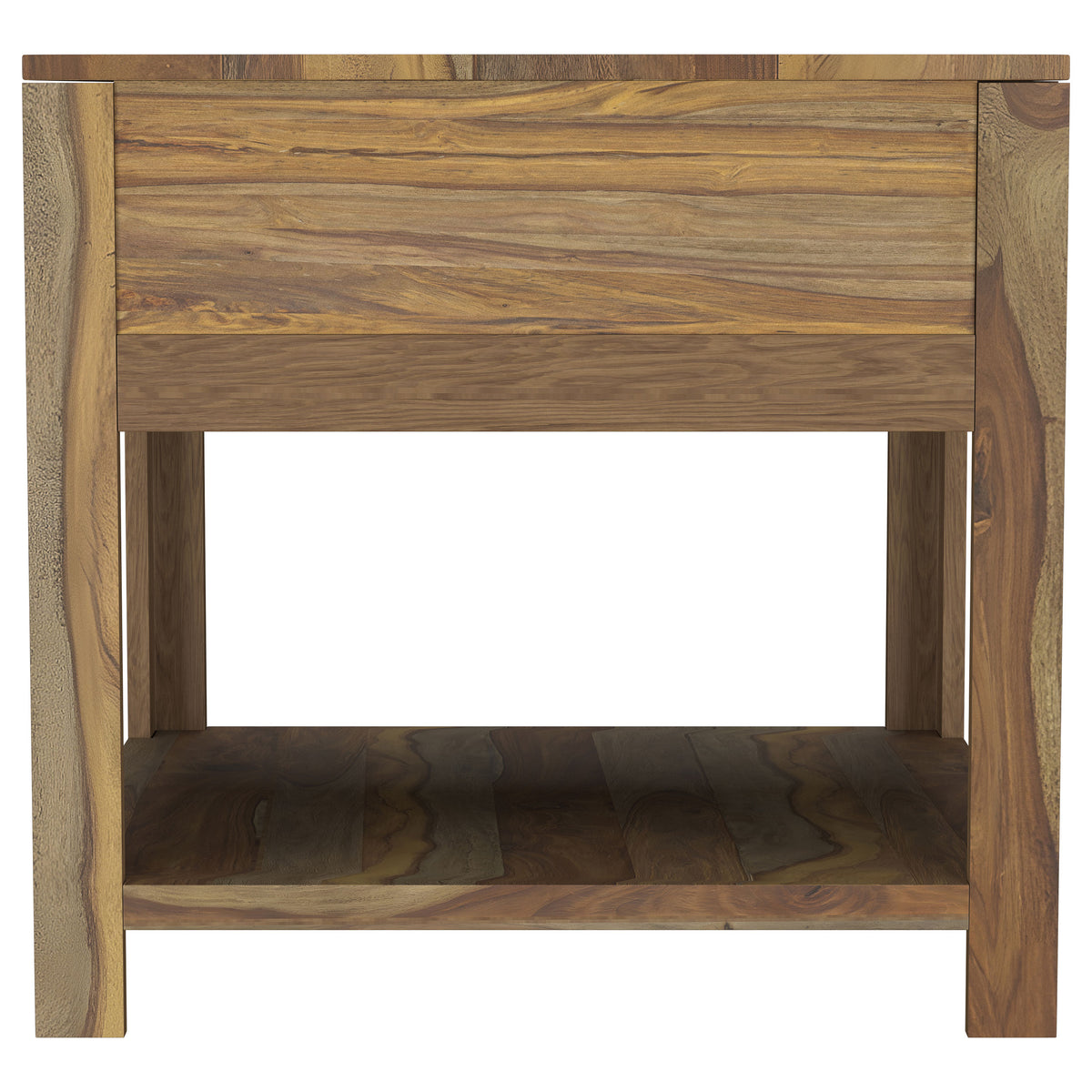 Esther Natural 2-Piece Solid Sheesham Coffee And End Table Set