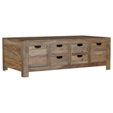 Esther Natural 2-Piece Solid Sheesham Coffee And End Table Set