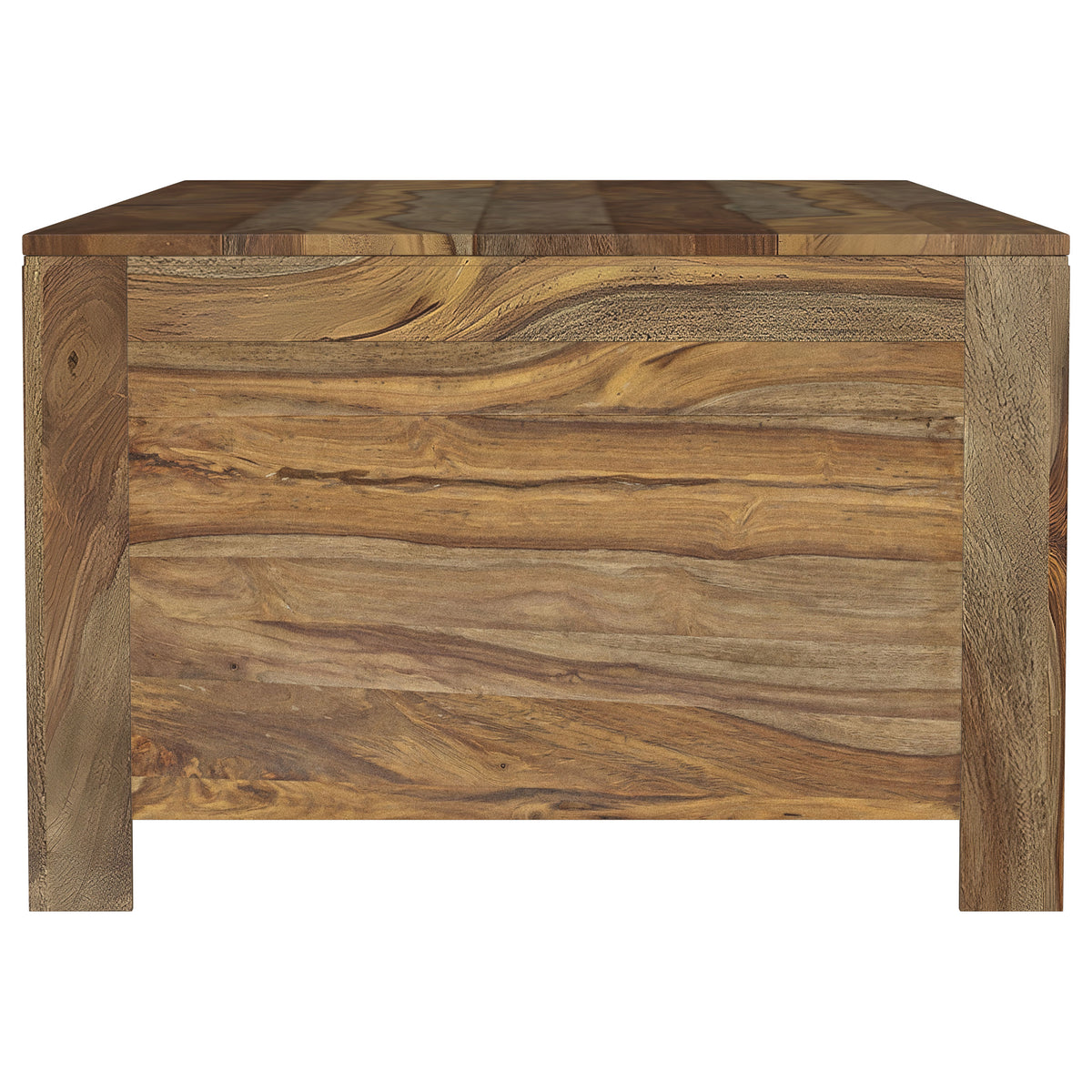 Esther Natural 2-Piece Solid Sheesham Coffee And End Table Set