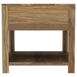 Esther Natural 3-Piece Solid Sheesham Coffee And End Table Set