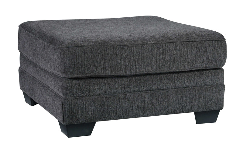 (Online Special Price) Tracling Slate Oversized Ottoman - Ornate Home