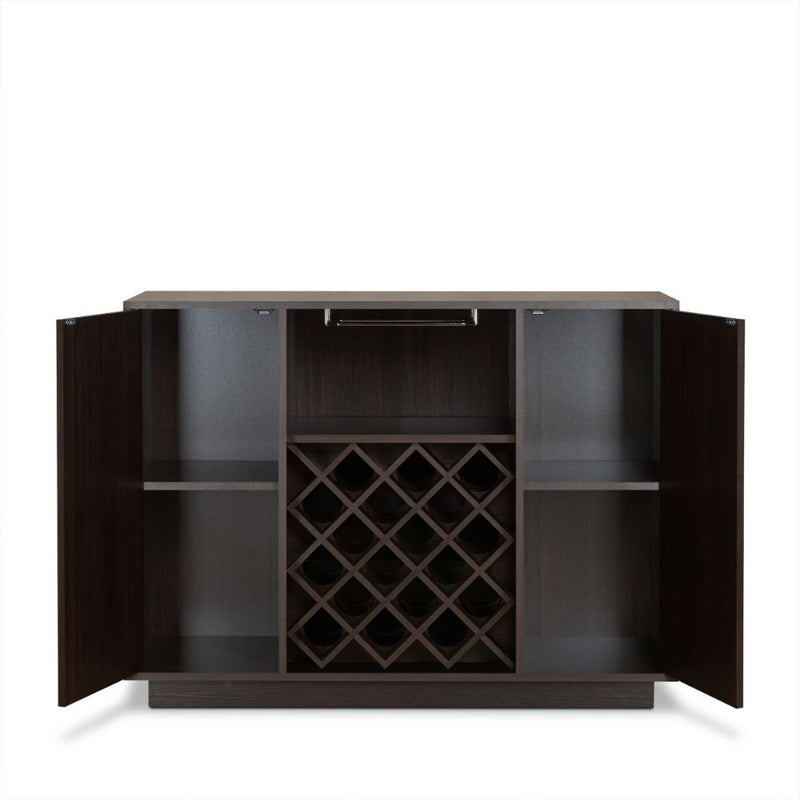 Hazen Espresso Wine Cabinet - Ornate Home