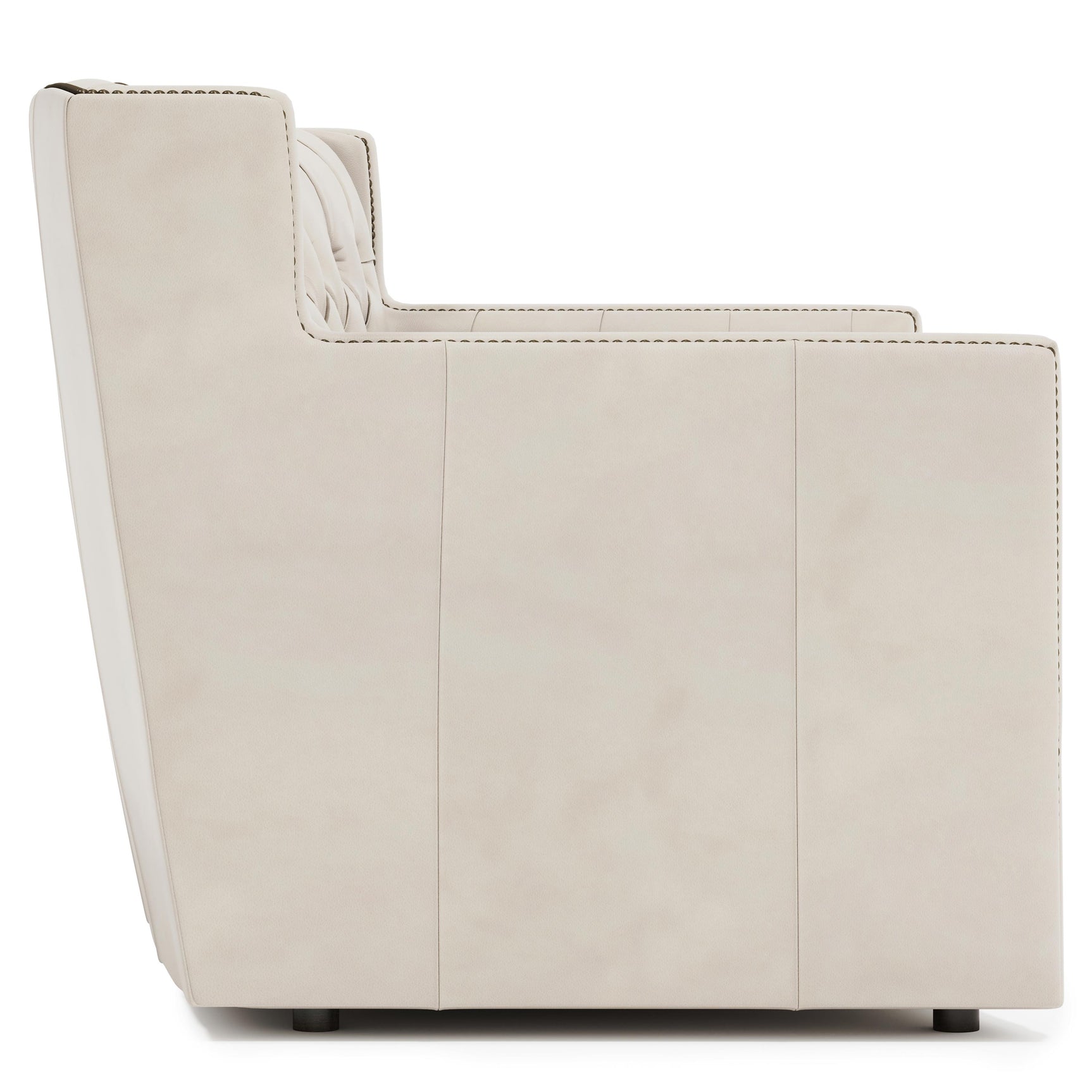 Candace White/Cream Sofa Without Pillows