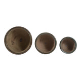 Hayfordway Green/Brown Terracotta Planter Pots (Set of 3)
