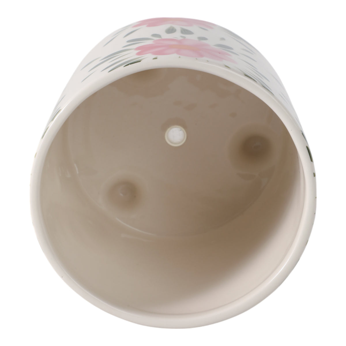Almaway White/Green/Pink Planter