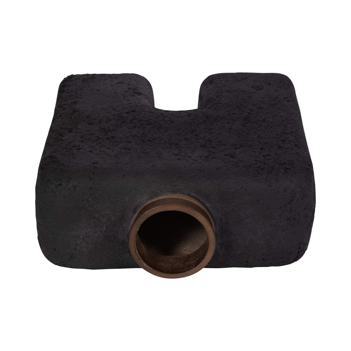 Emmaton Black Large Ecomix Abstract Vase